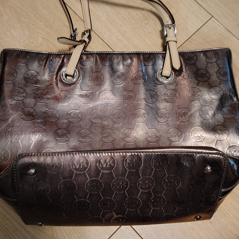 Mk Gold Designer Tote Bag